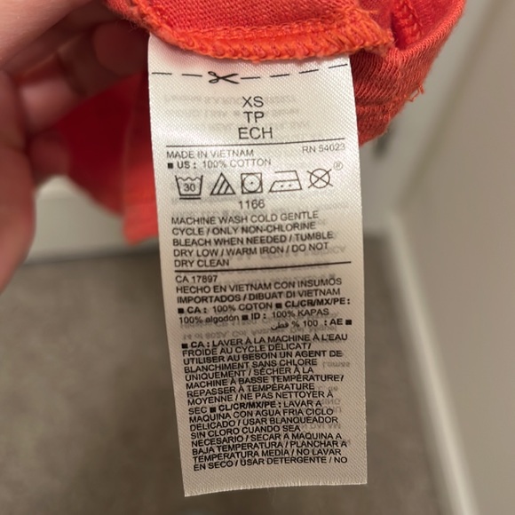 Old Navy Coral Waist-defined T-Shirt Dress (xs) - Picture 4 of 4